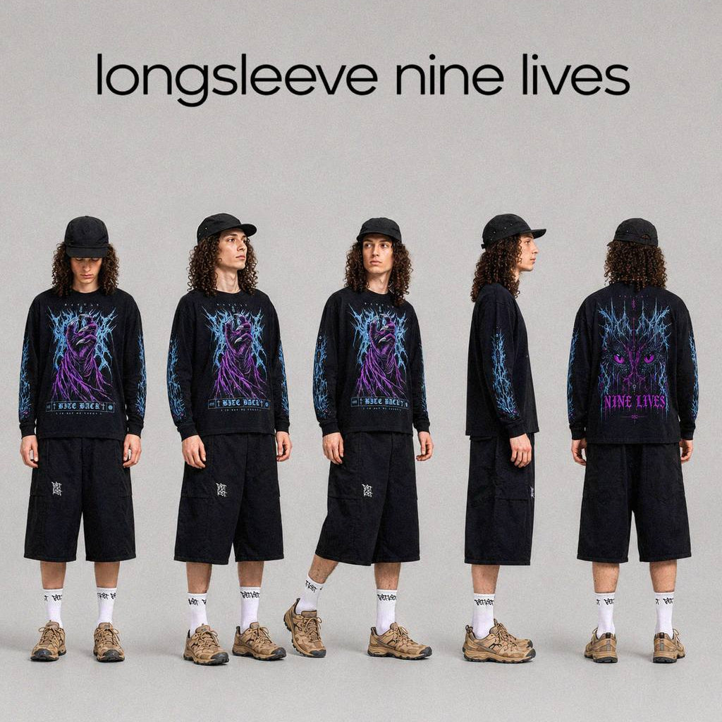 Лонгслів Nine Lives